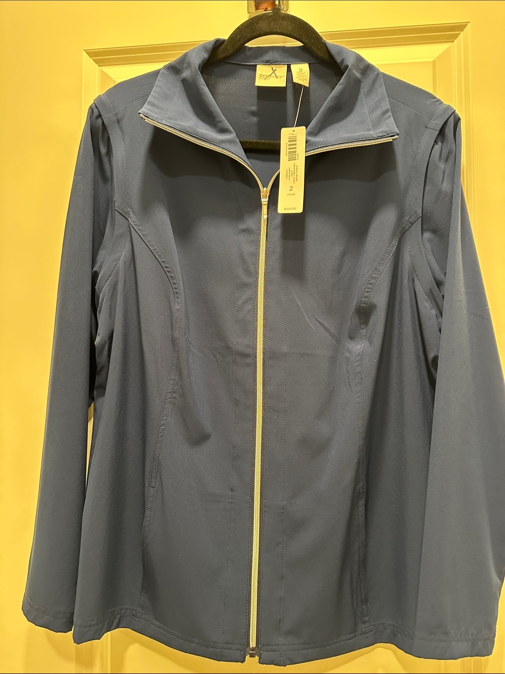 Chico's Zenergy Lightweight Utility Zip Jacket / Vest
